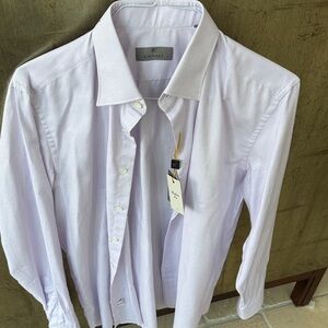 Canali Men's Light Purple Dress Shirt